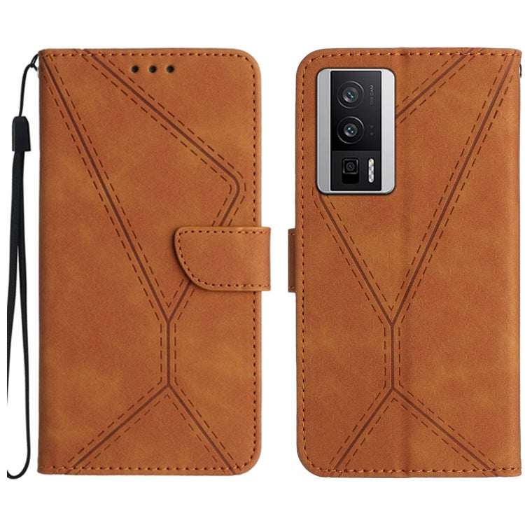 Stitching Embossed Leather Phone Case, For Xiaomi Redmi 12 5G, For Xiaomi 13T / 13T Pro, For Xiaomi Redmi 12 4G Global, For Xiaomi POCO F5 5G, For Xiaomi POCO F5 Pro 5G, For Xiaomi Redmi Note 12S, For Xiaomi Redmi A1+ / A2+, For Redmi Note 12 Pro 4G