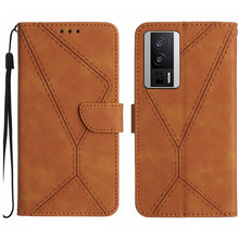 Load image into Gallery viewer, Stitching Embossed Leather Phone Case, For Xiaomi Redmi 12 5G, For Xiaomi 13T / 13T Pro, For Xiaomi Redmi 12 4G Global, For Xiaomi POCO F5 5G, For Xiaomi POCO F5 Pro 5G, For Xiaomi Redmi Note 12S, For Xiaomi Redmi A1+ / A2+, For Redmi Note 12 Pro 4G