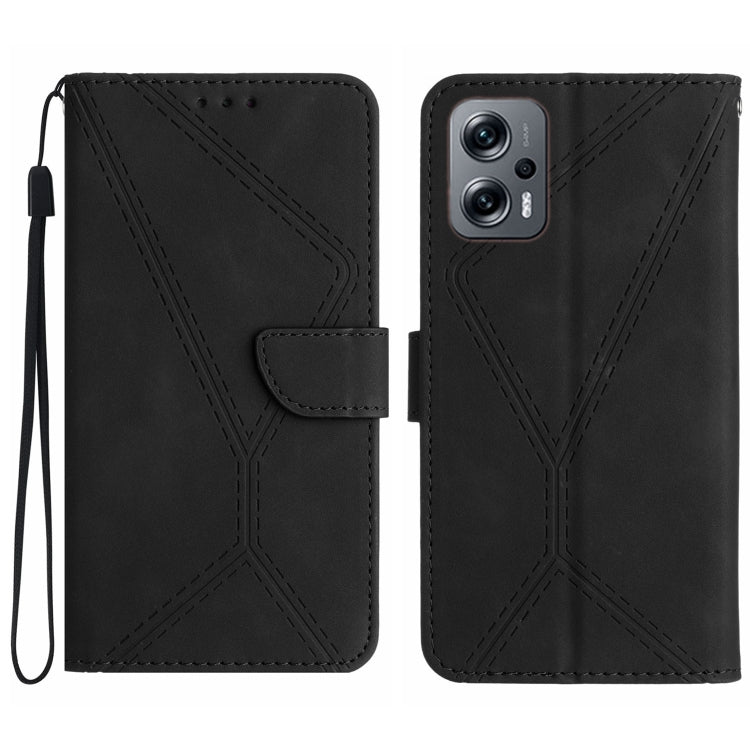 Stitching Embossed Leather Phone Case, For Xiaomi 13 Lite, For Xiaomi 13 Pro, For Xiaomi 13, For Xiaomi 12T / 12T Pro, For Xiaomi POCO M5 / M4 5G, For Xiaomi POCO M5S, For Xiaomi POCO X4 GT, For Xiaomi POCO C40