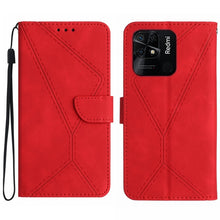 Load image into Gallery viewer, Stitching Embossed Leather Phone Case, For Redmi Note 11 4G Global, For Xiaomi POCO F4 5G, For Xiaomi Redmi 10A, For Xiaomi Redmi 10C