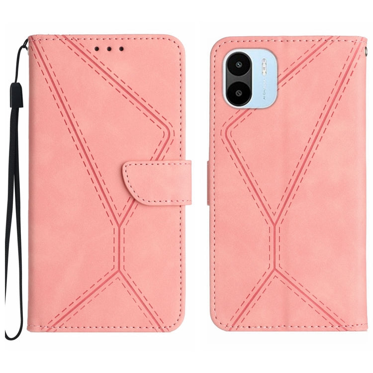 Stitching Embossed Leather Phone Case, For Xiaomi Redmi 12 5G, For Xiaomi 13T / 13T Pro, For Xiaomi Redmi 12 4G Global, For Xiaomi POCO F5 5G, For Xiaomi POCO F5 Pro 5G, For Xiaomi Redmi Note 12S, For Xiaomi Redmi A1+ / A2+, For Redmi Note 12 Pro 4G
