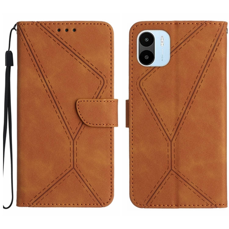 Stitching Embossed Leather Phone Case, For Xiaomi Redmi 12 5G, For Xiaomi 13T / 13T Pro, For Xiaomi Redmi 12 4G Global, For Xiaomi POCO F5 5G, For Xiaomi POCO F5 Pro 5G, For Xiaomi Redmi Note 12S, For Xiaomi Redmi A1+ / A2+, For Redmi Note 12 Pro 4G