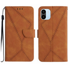 Load image into Gallery viewer, Stitching Embossed Leather Phone Case, For Xiaomi Redmi 12 5G, For Xiaomi 13T / 13T Pro, For Xiaomi Redmi 12 4G Global, For Xiaomi POCO F5 5G, For Xiaomi POCO F5 Pro 5G, For Xiaomi Redmi Note 12S, For Xiaomi Redmi A1+ / A2+, For Redmi Note 12 Pro 4G