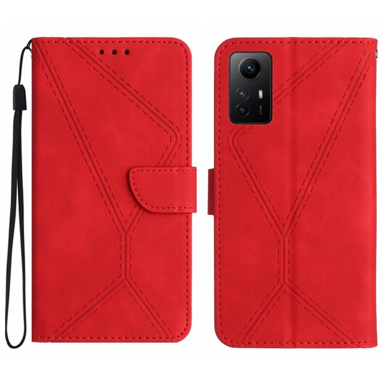 Stitching Embossed Leather Phone Case, For Xiaomi Redmi 12 5G, For Xiaomi 13T / 13T Pro, For Xiaomi Redmi 12 4G Global, For Xiaomi POCO F5 5G, For Xiaomi POCO F5 Pro 5G, For Xiaomi Redmi Note 12S, For Xiaomi Redmi A1+ / A2+, For Redmi Note 12 Pro 4G