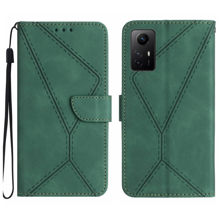 Stitching Embossed Leather Phone Case, For Xiaomi Redmi 12 5G, For Xiaomi 13T / 13T Pro, For Xiaomi Redmi 12 4G Global, For Xiaomi POCO F5 5G, For Xiaomi POCO F5 Pro 5G, For Xiaomi Redmi Note 12S, For Xiaomi Redmi A1+ / A2+, For Redmi Note 12 Pro 4G