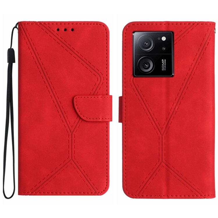 Stitching Embossed Leather Phone Case, For Xiaomi Redmi 12 5G, For Xiaomi 13T / 13T Pro, For Xiaomi Redmi 12 4G Global, For Xiaomi POCO F5 5G, For Xiaomi POCO F5 Pro 5G, For Xiaomi Redmi Note 12S, For Xiaomi Redmi A1+ / A2+, For Redmi Note 12 Pro 4G