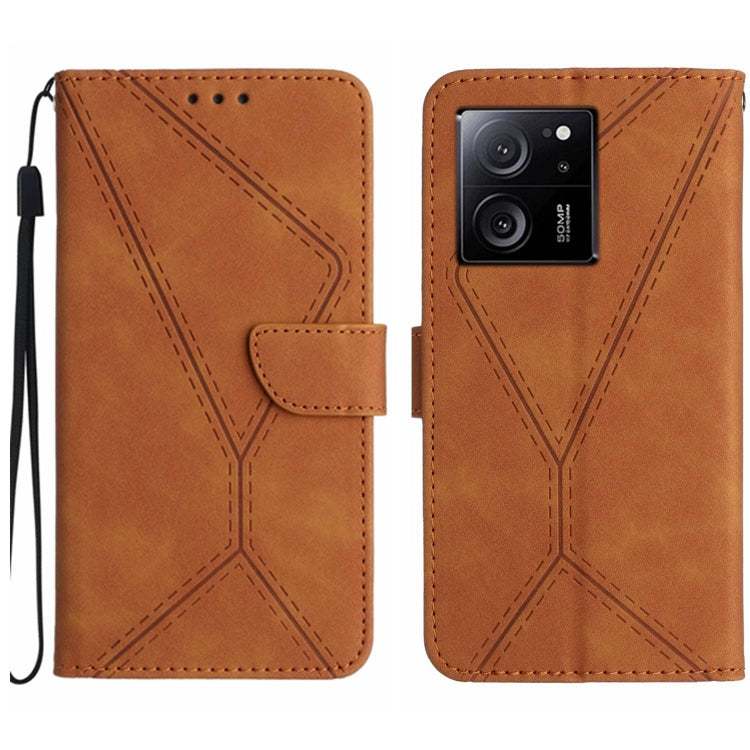 Stitching Embossed Leather Phone Case, For Xiaomi Redmi 12 5G, For Xiaomi 13T / 13T Pro, For Xiaomi Redmi 12 4G Global, For Xiaomi POCO F5 5G, For Xiaomi POCO F5 Pro 5G, For Xiaomi Redmi Note 12S, For Xiaomi Redmi A1+ / A2+, For Redmi Note 12 Pro 4G