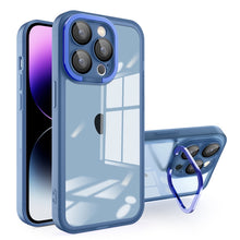 Load image into Gallery viewer, Invisible Lens Bracket Matte Transparent MagSafe Phone Case