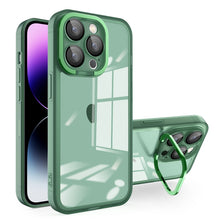 Load image into Gallery viewer, Invisible Lens Bracket Matte Transparent MagSafe Phone Case