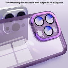 Load image into Gallery viewer, Invisible Lens Bracket Matte Transparent MagSafe Phone Case