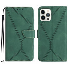 Load image into Gallery viewer, Stitching Embossed Leather Phone Case, For iPhone 14, For iPhone 14 Pro, For iPhone 14 Pro Max, For iPhone 13, For iPhone 13 Pro, For iPhone 13 Pro Max, For iPhone 12 / 12 Pro, For iPhone 12 Pro Max