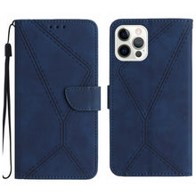 Load image into Gallery viewer, Stitching Embossed Leather Phone Case, For iPhone 14, For iPhone 14 Pro, For iPhone 14 Pro Max, For iPhone 13, For iPhone 13 Pro, For iPhone 13 Pro Max, For iPhone 12 / 12 Pro, For iPhone 12 Pro Max