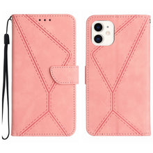 Load image into Gallery viewer, Stitching Embossed Leather Phone Case, For iPhone 11, For iPhone 11 Pro, For iPhone 11 Pro Max, For iPhone 14 Plus