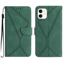 Load image into Gallery viewer, Stitching Embossed Leather Phone Case, For iPhone 11, For iPhone 11 Pro, For iPhone 11 Pro Max, For iPhone 14 Plus