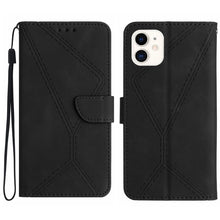 Load image into Gallery viewer, Stitching Embossed Leather Phone Case, For iPhone 11, For iPhone 11 Pro, For iPhone 11 Pro Max, For iPhone 14 Plus