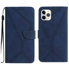 Load image into Gallery viewer, Stitching Embossed Leather Phone Case, For iPhone 11, For iPhone 11 Pro, For iPhone 11 Pro Max, For iPhone 14 Plus