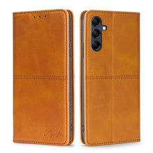 Load image into Gallery viewer, Cow Texture Magnetic Leather Phone Case