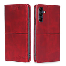Load image into Gallery viewer, Cow Texture Magnetic Leather Phone Case