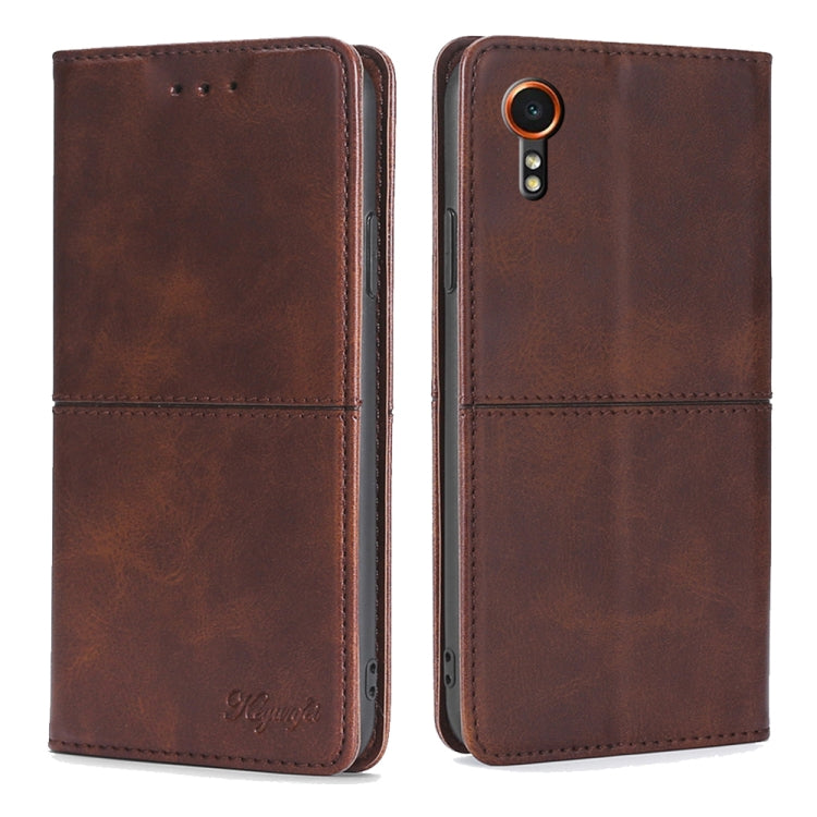 Cow Texture Magnetic Leather Phone Case