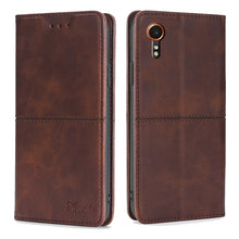 Load image into Gallery viewer, Cow Texture Magnetic Leather Phone Case
