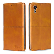 Load image into Gallery viewer, Cow Texture Magnetic Leather Phone Case