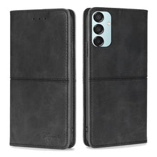 Load image into Gallery viewer, Cow Texture Magnetic Leather Phone Case