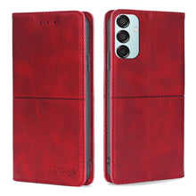 Load image into Gallery viewer, Cow Texture Magnetic Leather Phone Case
