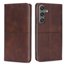 Load image into Gallery viewer, Cow Texture Magnetic Leather Phone Case