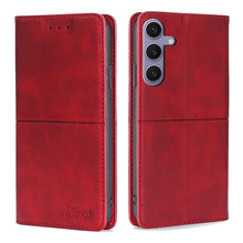 Load image into Gallery viewer, Cow Texture Magnetic Leather Phone Case