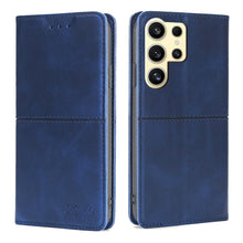 Load image into Gallery viewer, Cow Texture Magnetic Leather Phone Case