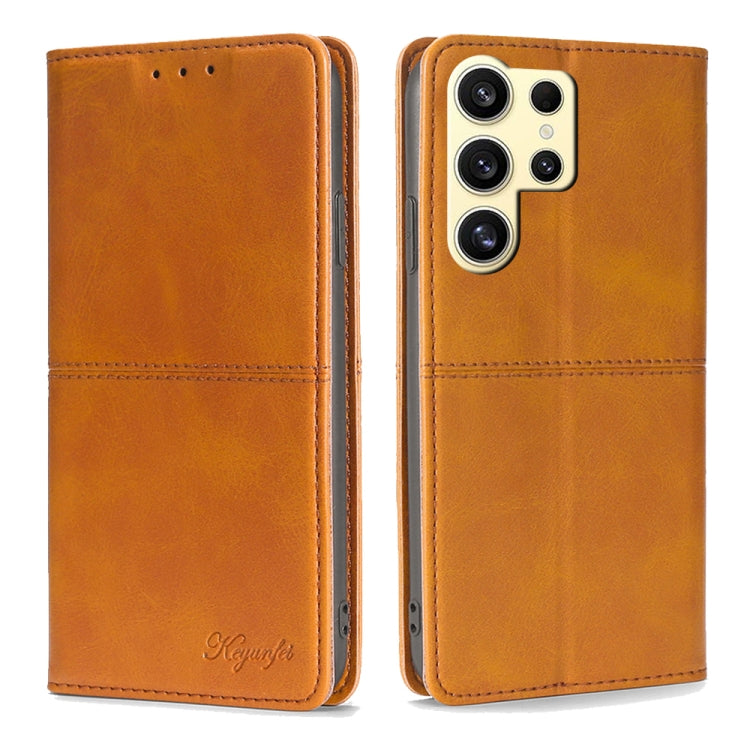 Cow Texture Magnetic Leather Phone Case