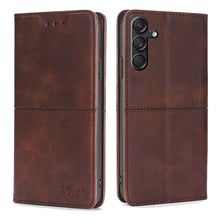 Load image into Gallery viewer, Cow Texture Magnetic Leather Phone Case