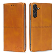 Load image into Gallery viewer, Cow Texture Magnetic Leather Phone Case