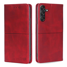 Load image into Gallery viewer, Cow Texture Magnetic Leather Phone Case