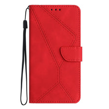 Load image into Gallery viewer, Stitching Embossed Leather Phone Case