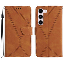 Load image into Gallery viewer, Stitching Embossed Leather Phone Case