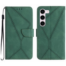 Load image into Gallery viewer, Stitching Embossed Leather Phone Case