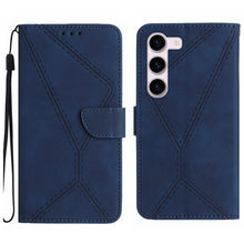 Load image into Gallery viewer, Stitching Embossed Leather Phone Case