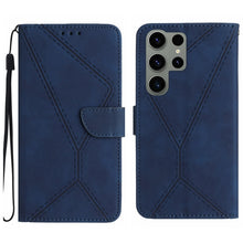 Load image into Gallery viewer, Stitching Embossed Leather Phone Case