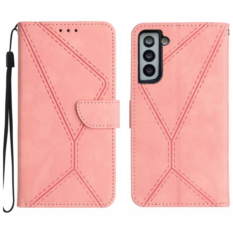 Stitching Embossed Leather Phone Case