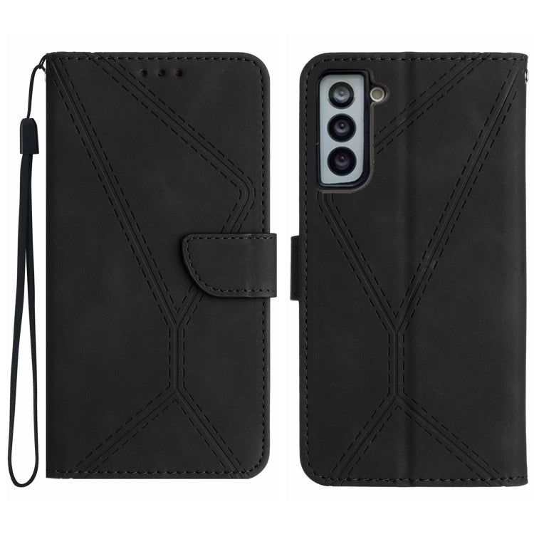 Stitching Embossed Leather Phone Case