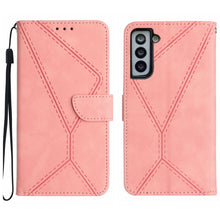 Load image into Gallery viewer, Stitching Embossed Leather Phone Case