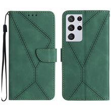 Load image into Gallery viewer, Stitching Embossed Leather Phone Case, For Samsung Galaxy S21 Ultra 5G, For Samsung Galaxy S20, For Samsung Galaxy S20+, For Samsung Galaxy S20 Ultra, For Samsung Galaxy S20 FE, For Samsung Galaxy S10, For Samsung Galaxy S10+, For Samsung Galaxy Note20