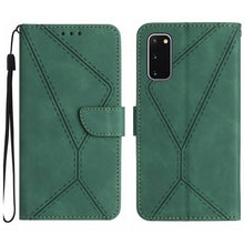 Load image into Gallery viewer, Stitching Embossed Leather Phone Case, For Samsung Galaxy S21 Ultra 5G, For Samsung Galaxy S20, For Samsung Galaxy S20+, For Samsung Galaxy S20 Ultra, For Samsung Galaxy S20 FE, For Samsung Galaxy S10, For Samsung Galaxy S10+, For Samsung Galaxy Note20