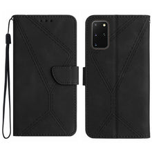 Load image into Gallery viewer, Stitching Embossed Leather Phone Case, For Samsung Galaxy S21 Ultra 5G, For Samsung Galaxy S20, For Samsung Galaxy S20+, For Samsung Galaxy S20 Ultra, For Samsung Galaxy S20 FE, For Samsung Galaxy S10, For Samsung Galaxy S10+, For Samsung Galaxy Note20