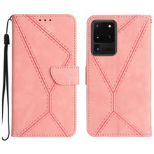 Load image into Gallery viewer, Stitching Embossed Leather Phone Case, For Samsung Galaxy S21 Ultra 5G, For Samsung Galaxy S20, For Samsung Galaxy S20+, For Samsung Galaxy S20 Ultra, For Samsung Galaxy S20 FE, For Samsung Galaxy S10, For Samsung Galaxy S10+, For Samsung Galaxy Note20