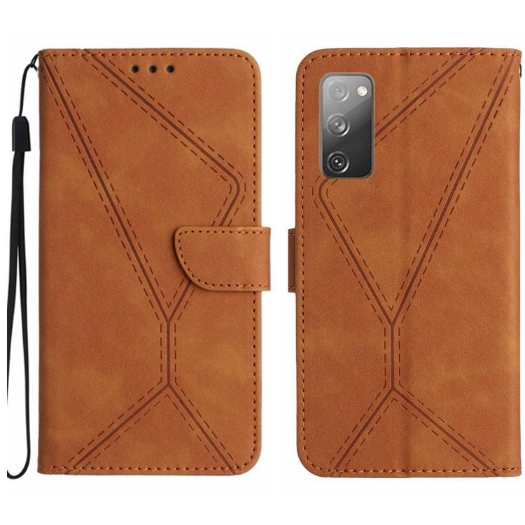 Stitching Embossed Leather Phone Case, For Samsung Galaxy S21 Ultra 5G, For Samsung Galaxy S20, For Samsung Galaxy S20+, For Samsung Galaxy S20 Ultra, For Samsung Galaxy S20 FE, For Samsung Galaxy S10, For Samsung Galaxy S10+, For Samsung Galaxy Note20