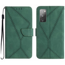 Load image into Gallery viewer, Stitching Embossed Leather Phone Case, For Samsung Galaxy S21 Ultra 5G, For Samsung Galaxy S20, For Samsung Galaxy S20+, For Samsung Galaxy S20 Ultra, For Samsung Galaxy S20 FE, For Samsung Galaxy S10, For Samsung Galaxy S10+, For Samsung Galaxy Note20