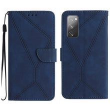 Load image into Gallery viewer, Stitching Embossed Leather Phone Case, For Samsung Galaxy S21 Ultra 5G, For Samsung Galaxy S20, For Samsung Galaxy S20+, For Samsung Galaxy S20 Ultra, For Samsung Galaxy S20 FE, For Samsung Galaxy S10, For Samsung Galaxy S10+, For Samsung Galaxy Note20