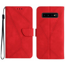 Load image into Gallery viewer, Stitching Embossed Leather Phone Case, For Samsung Galaxy S21 Ultra 5G, For Samsung Galaxy S20, For Samsung Galaxy S20+, For Samsung Galaxy S20 Ultra, For Samsung Galaxy S20 FE, For Samsung Galaxy S10, For Samsung Galaxy S10+, For Samsung Galaxy Note20